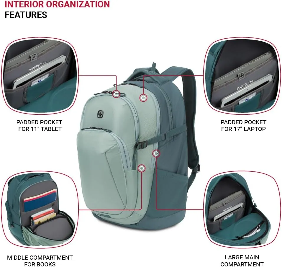 SwissGear FusionPro, Teal, 19-Inch