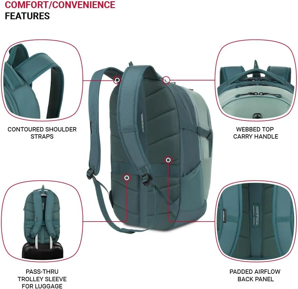 SwissGear FusionPro, Teal, 19-Inch