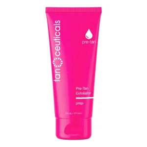 Tanceuticals Pre-Tan Exfoliator Scrub - Smooth, Soften & Prepare Your Skin - Naturally Exfoliating Apricot - Enriched with Acai Berry & Vitamin E - Coconut Scent, 6 FL oz