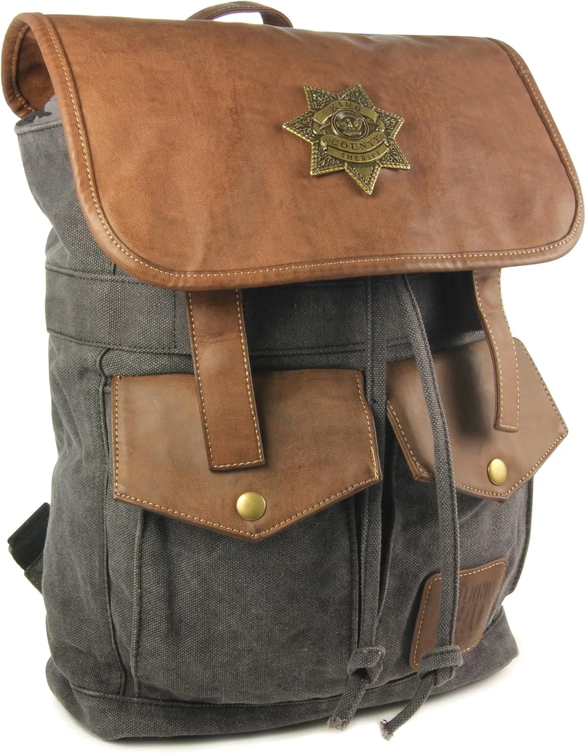 The Coop Walking Dead Rick's Sheriff Backpack-Black