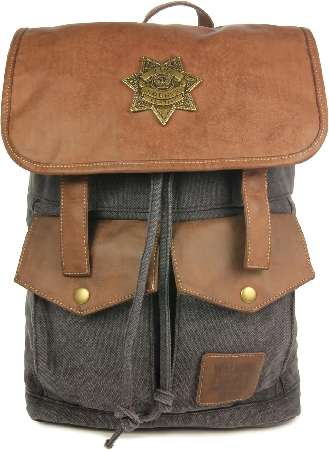 The Coop Walking Dead Rick's Sheriff Backpack-Black