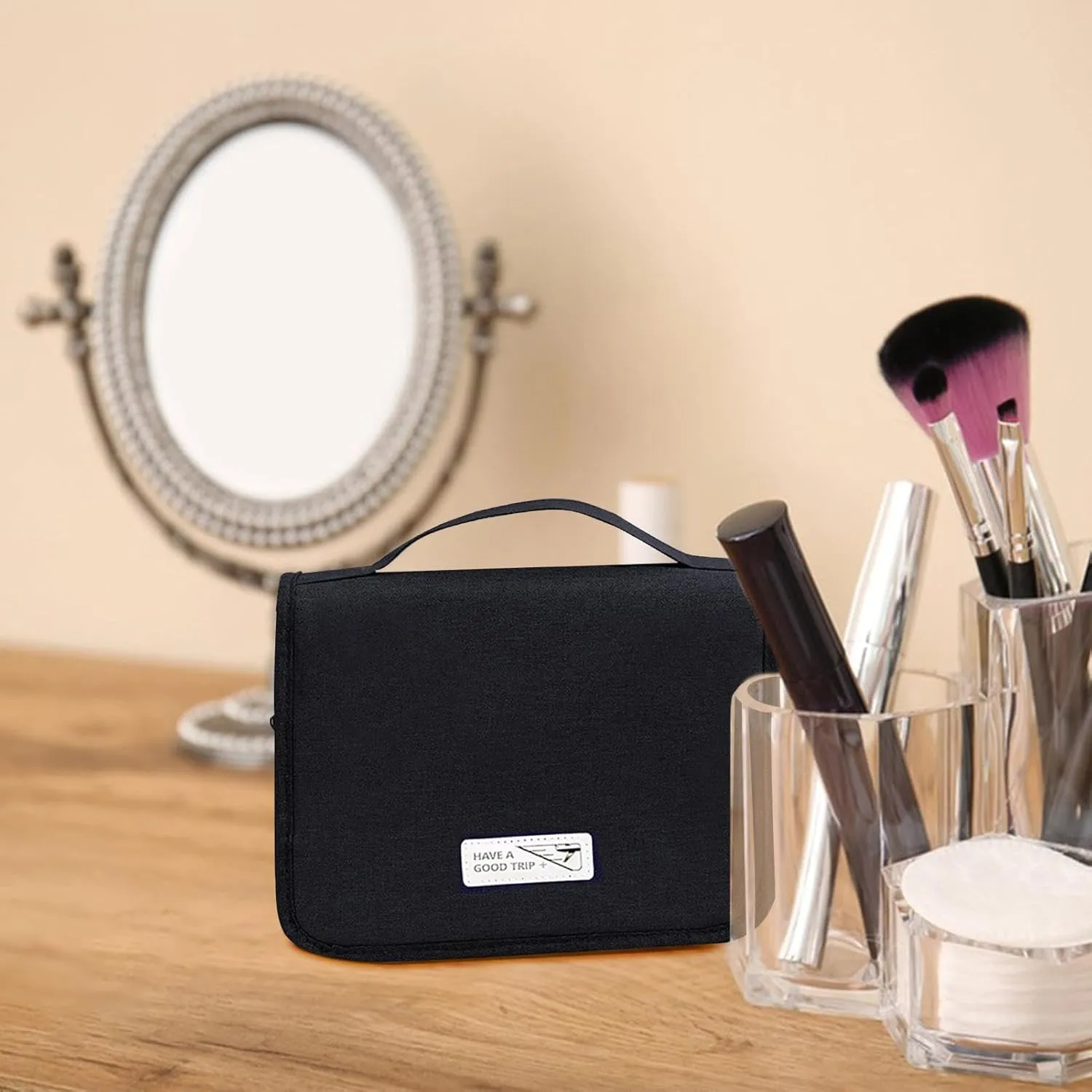 Toiletry Bag | Travel Toiletry Organizer with Hook,Packing Organizers for Toiletries, Cosmetic Container, Travel Organizer for Women Men