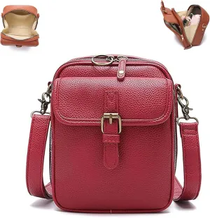 Tojoyride Crossbody Bag, Urvashi Crossbody Bag, Upgraded Vintage Anti Theft Purse Messenger Shoulder Bags Built In Wallet