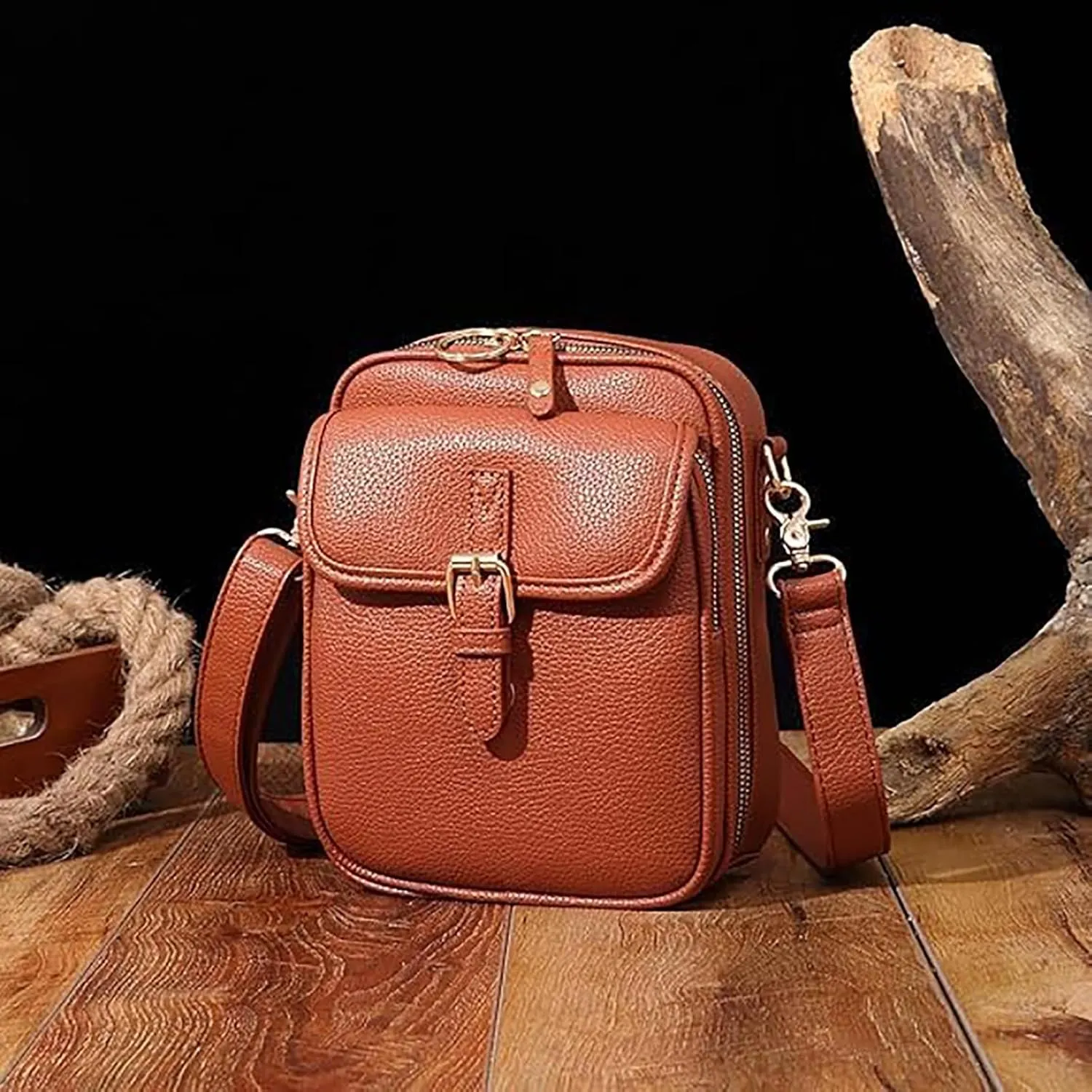 Tojoyride Crossbody Bag, Urvashi Crossbody Bag, Upgraded Vintage Anti Theft Purse Messenger Shoulder Bags Built In Wallet
