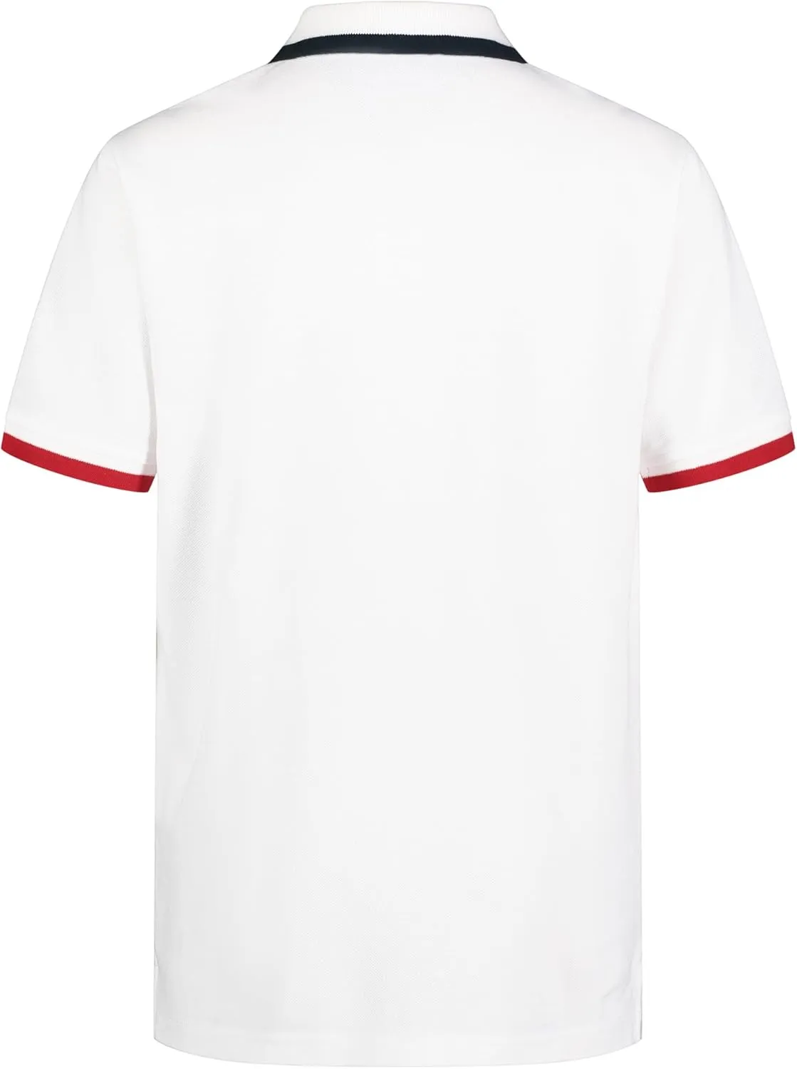 Tommy Hilfiger Boys' Short Sleeve Premium Pique Polo Shirt, Button Closure, Soft & Comfortable