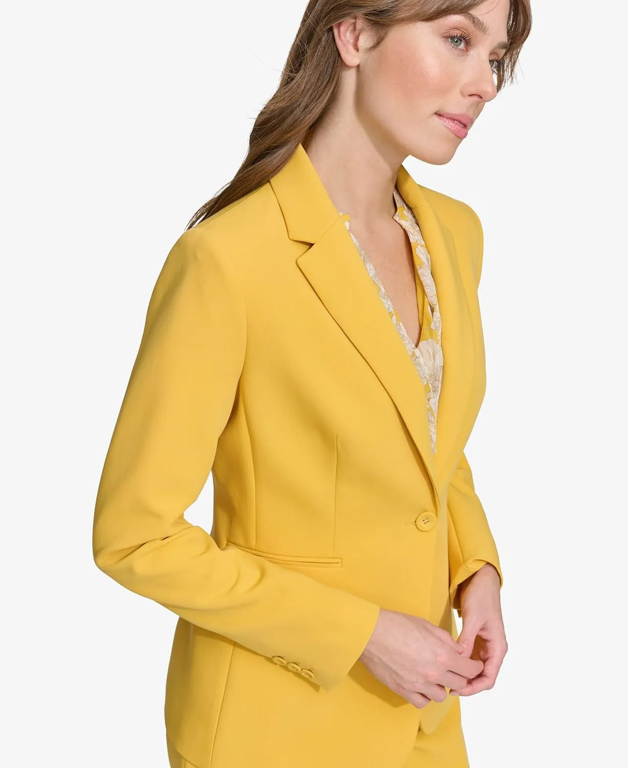 Tommy Hilfiger Women's Blazer – Business Jacket with Flattering Fit and Single-Button Closure