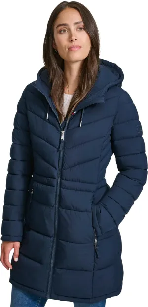 Tommy Hilfiger Women's Every Day Essential Long Lightweight Coat