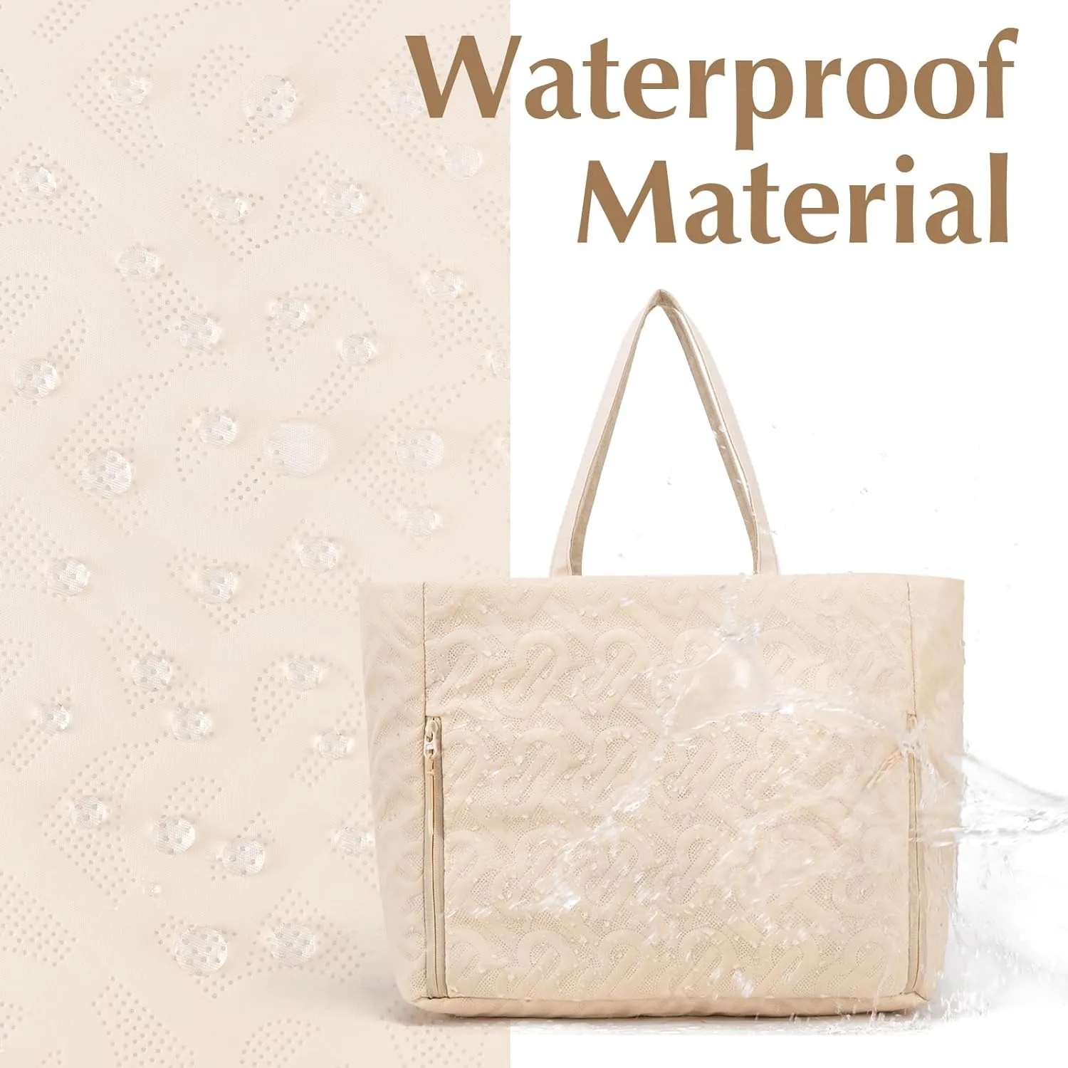 Tote Bag for Women with Compartments Large Laptop Crossbody Tote Bag Waterproof Shoulder Bag for Work Travel
