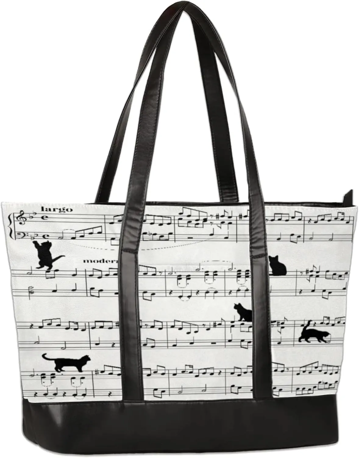 Tote Bag for Women with Zipper, Laptop Tote Bags Laptop Sleeve Case Shoulder Bag Messenger Bags