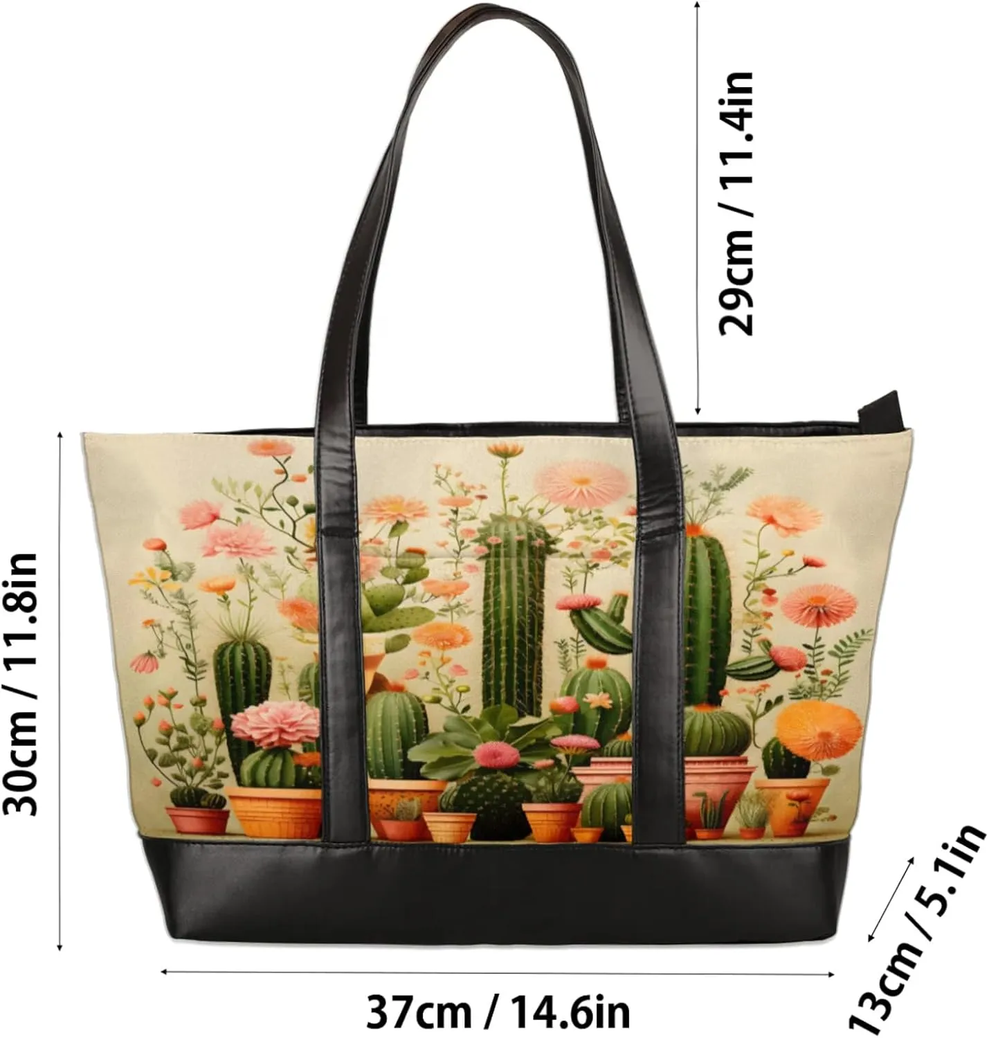 Tote Bag for Women with Zipper, Laptop Tote Bags Laptop Sleeve Case Shoulder Bag Messenger Bags