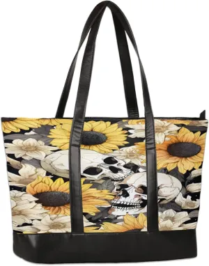 Tote Bag for Women with Zipper, Laptop Tote Bags Laptop Sleeve Case Shoulder Bag Messenger Bags