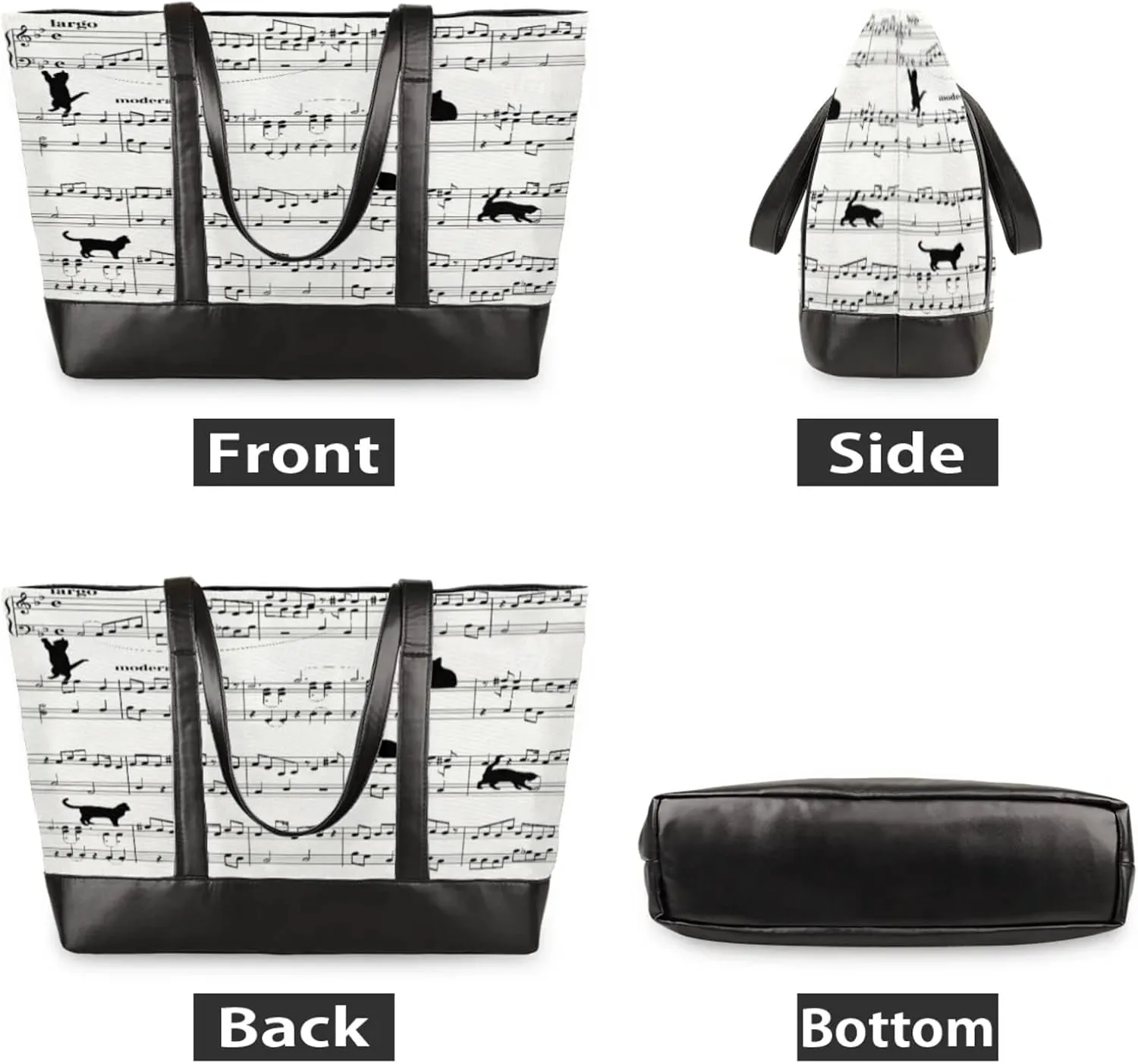 Tote Bag for Women with Zipper, Laptop Tote Bags Laptop Sleeve Case Shoulder Bag Messenger Bags