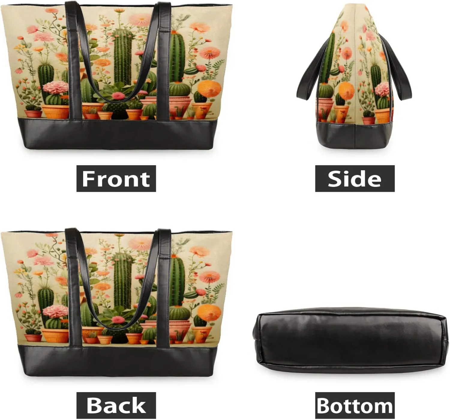 Tote Bag for Women with Zipper, Laptop Tote Bags Laptop Sleeve Case Shoulder Bag Messenger Bags