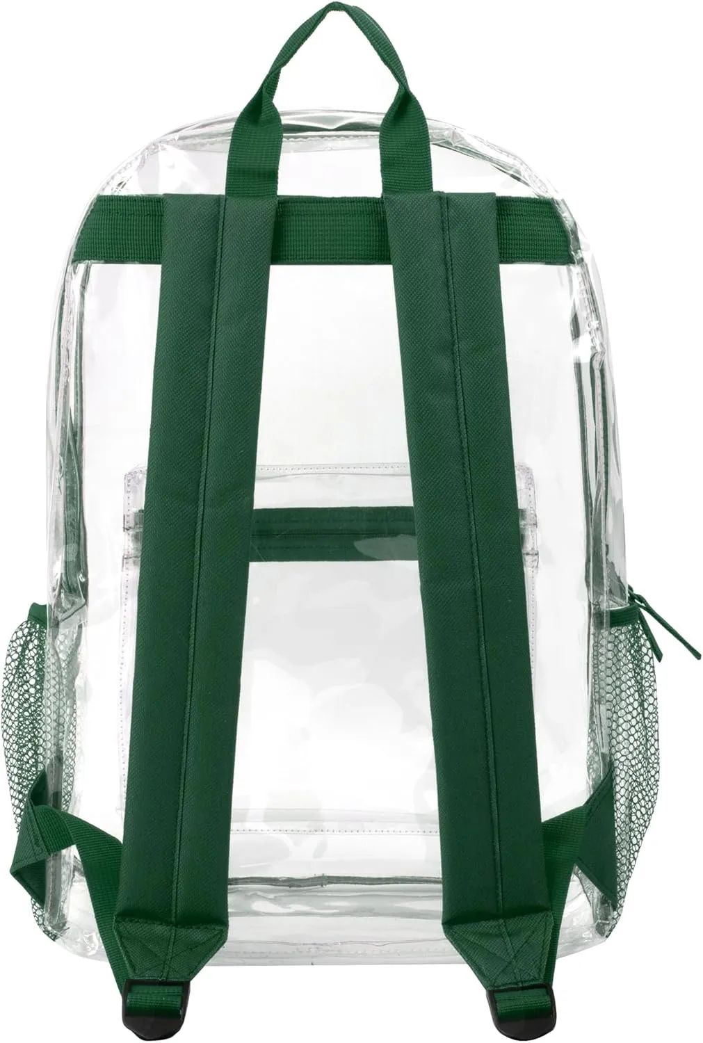 Trail maker Clear Backpack Heavy Duty with Padded Straps, Side Pockets for Kids, Boys, Girls, School, Stadium Approved Events