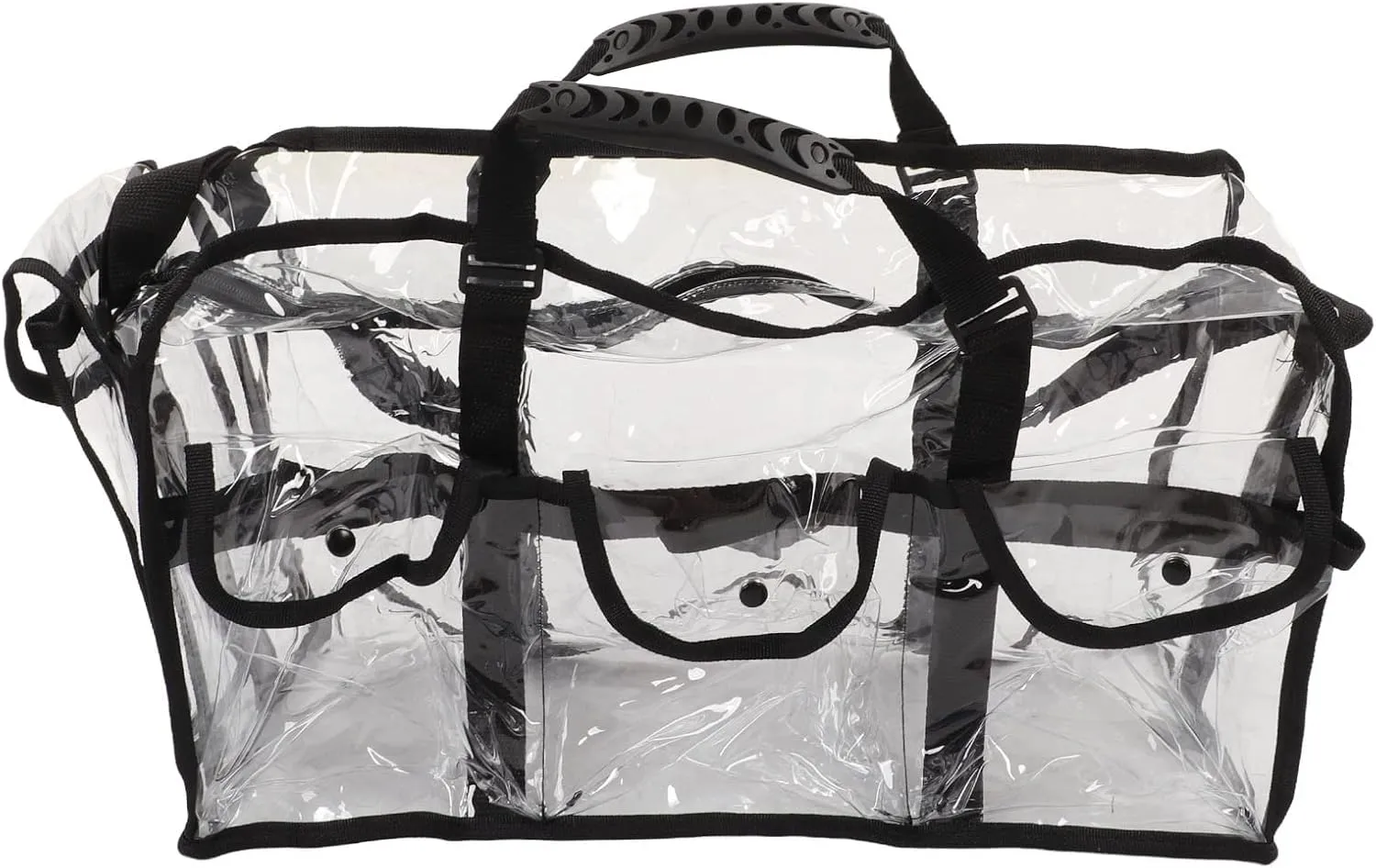 Transparent Shoulder Bag, Large Capacity Transparent Shoulder Handbag Storage Messenger Shoulder Bag Clear Sling Bag for Work Travelling Makeup Products Tissue