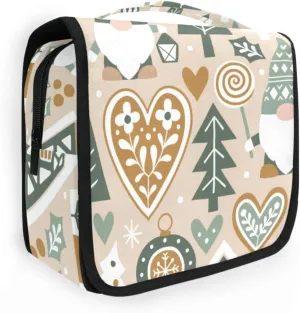 Travel Toiletry Bag Cosmetic Bag Cute Scandinavian Pok é Mon Portable Hanging Cosmetic Case Traveling With Leakproof Compartment Makeup Toiletries Cosmetic Organizer for Women Men