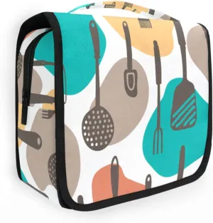 Travel Toiletry Bag Cosmetic Bag Modern Kitchen Tools Ware Portable Hanging Cosmetic Case Traveling With Leakproof Compartment Makeup Toiletries Cosmetic Organizer for Men Women