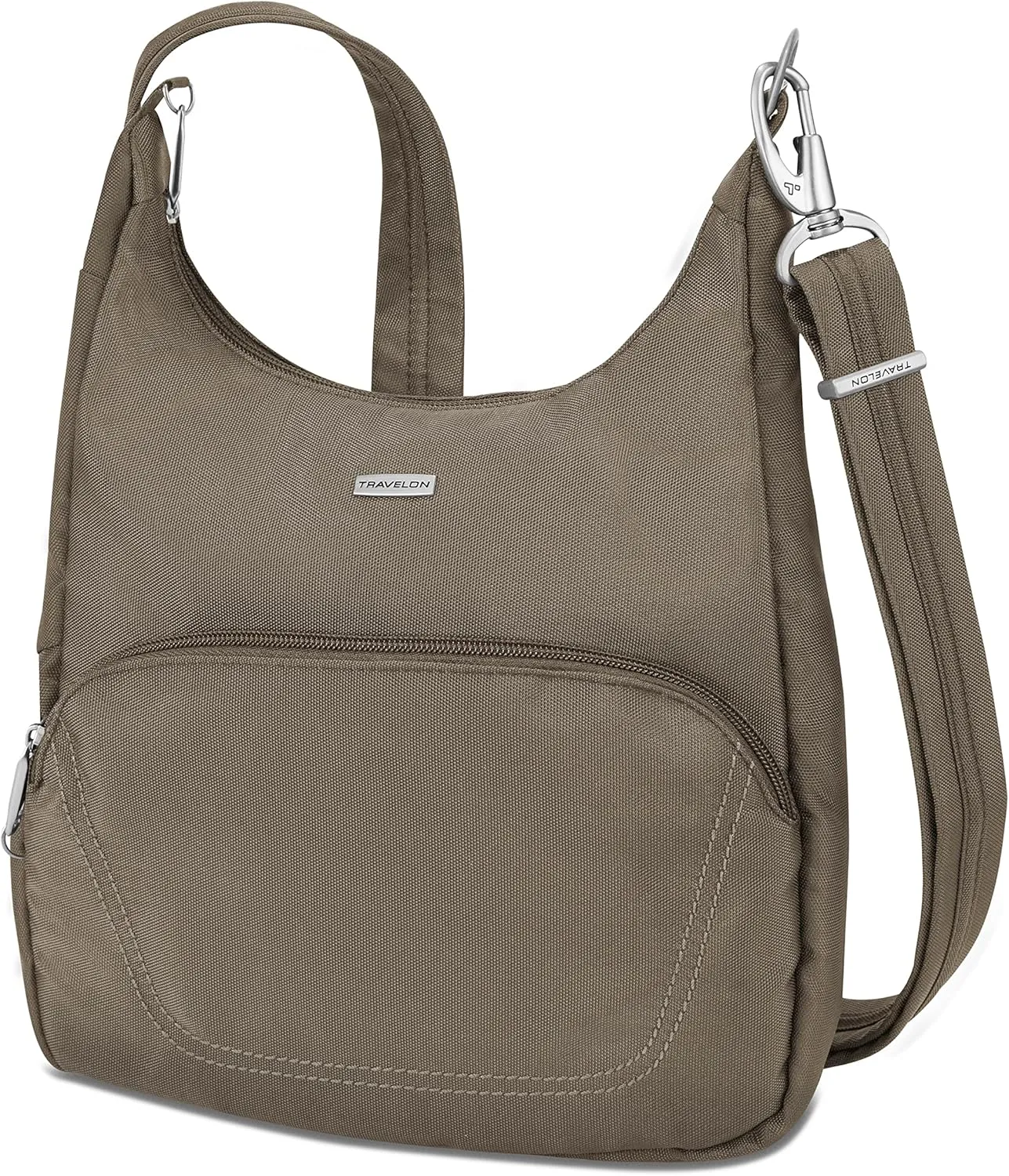Travelon Anti-Theft Classic Essential Messenger Bag, Black