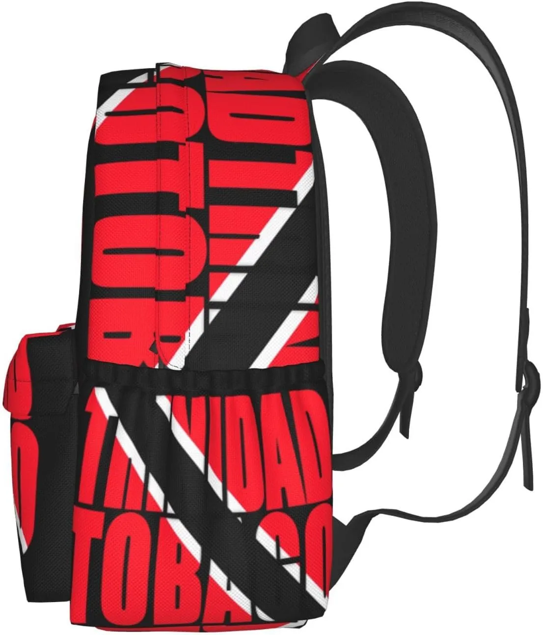 Trinidad and Tobago Flag Large Travel Backpack Casual Backpacks Laptop Daypack Working Rucksack Lightweight Back Pack Sports Bag with Adjustable Shoulder Strap