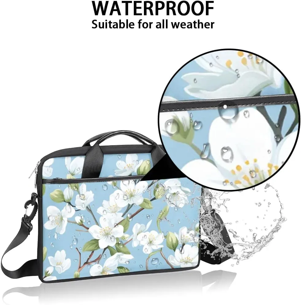 Tropical Beach 15 Inch Laptop Bag Women Men Laptop Carrying Case