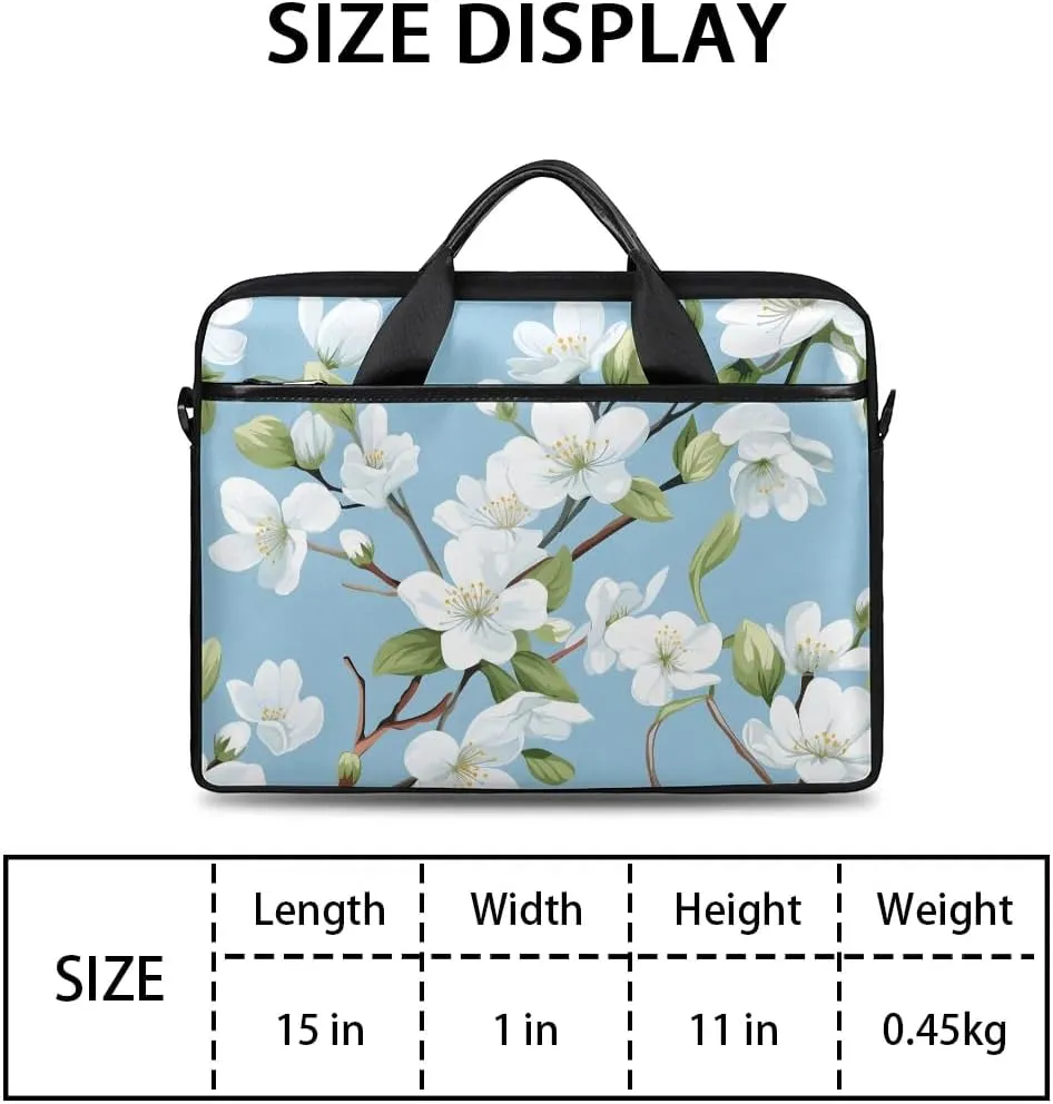 Tropical Beach 15 Inch Laptop Bag Women Men Laptop Carrying Case