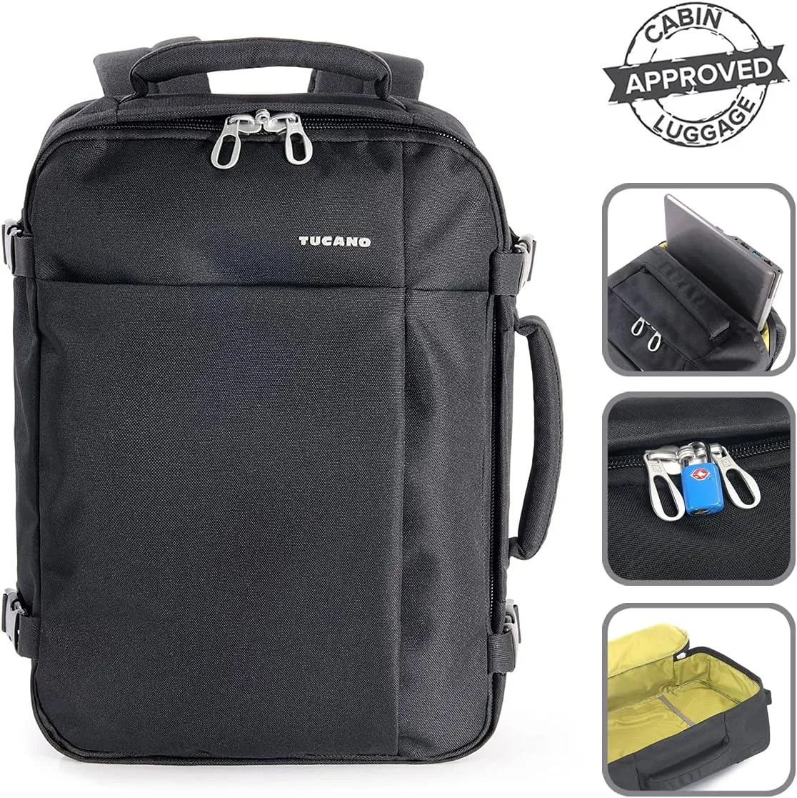 Tucano Tugo - Travel Backpack, Cabin Luggage, 20L