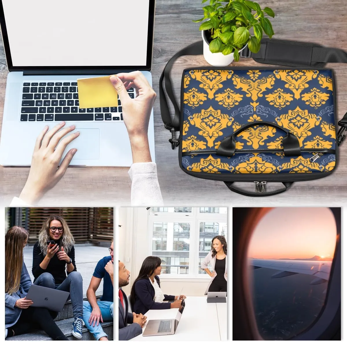 Turtle Cute Style Laptop Shoulder Bag for Tablet Computer Notebook Sleeve Messenger Carrying Case Briefcase Tote