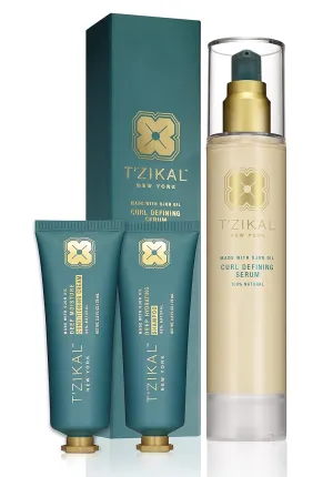 T’zikal Wavy Hair Project with Ojon Oil - Natural Hair Detangler and Hair Waver - Wavy Hair Products - Curl Defining Curly Hair Products - Anti Frizz Hair Products