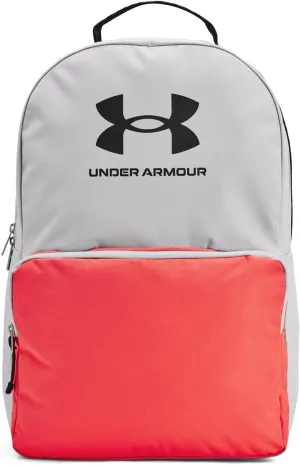 Under Armour Unisex-Adult Loudon Backpack, (014) Halo Gray/Rush Red/Black, One Size Fits Most