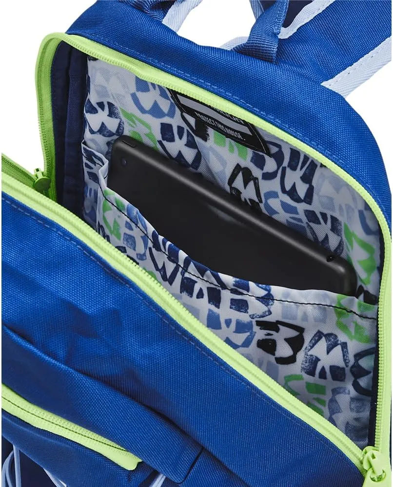 Under Armour Unisex Hustle Play Backpack, (432) Tech Blue/Tech Blue/White, One Size Fits Most