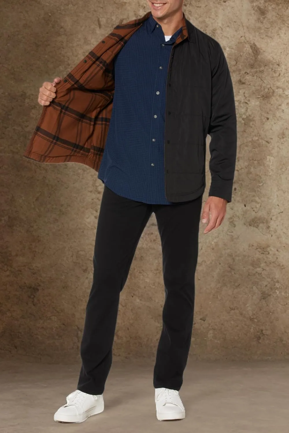 UNIONBAY Men's Ub Tech Reversible Lined Performance Jacket
