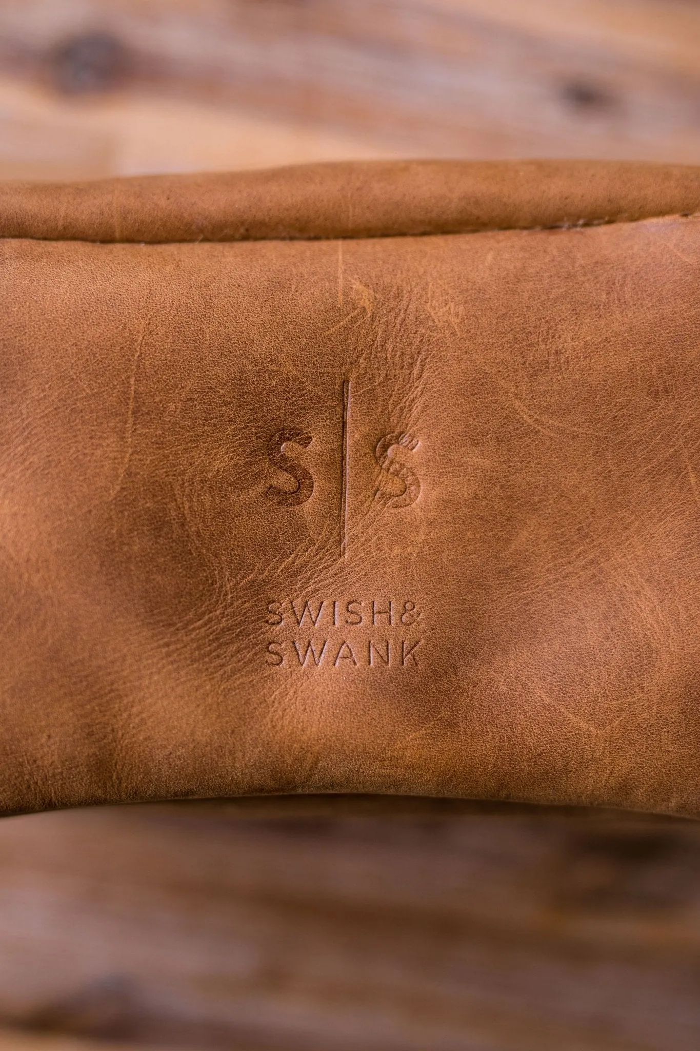 Unisex Genuine Leather Toiletry Bag