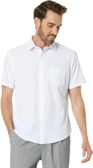 UNTUCKit Gironde Short Sleeve Shirt White LG Regular Fit