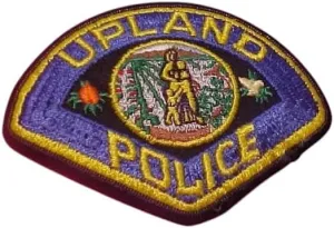 Upland California Law Enforcement Patch Shoulder Size Unused