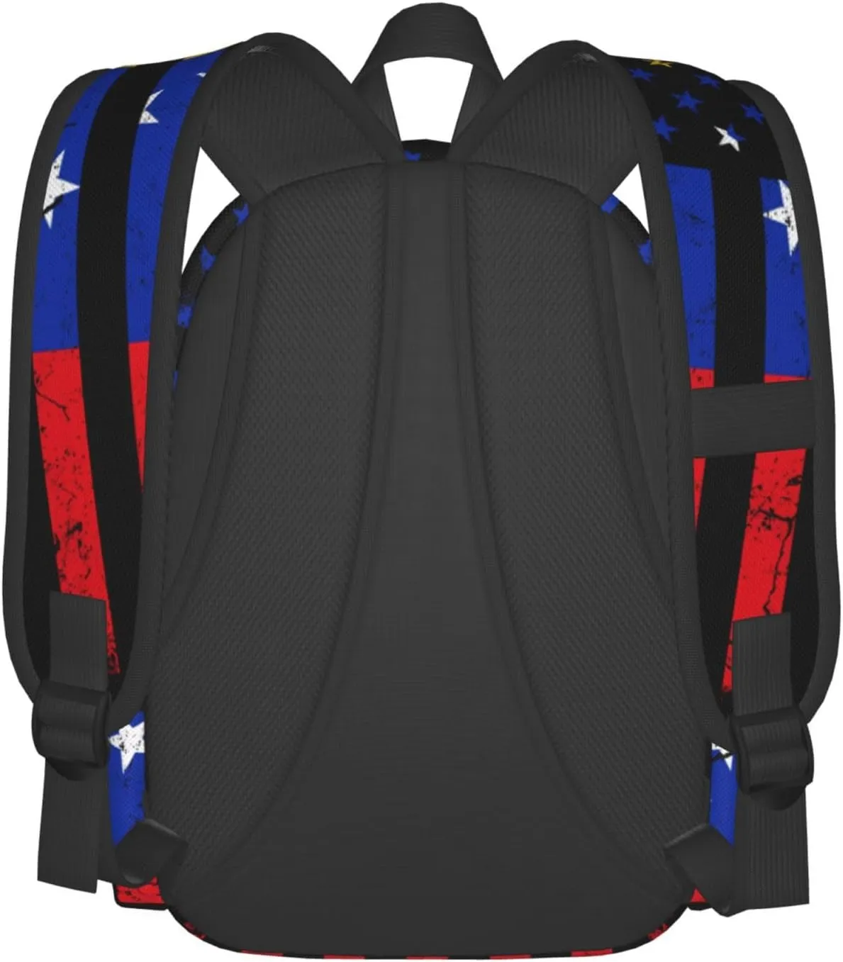 Venezuela American Flag Venezuelan Roots Casual Backpack Large Capacity Travel Backpacks Laptop Daypack Commuter Rucksack Adjustable Strap Sports Bags for Hiking Biking