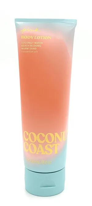 Victoria's Secret Pink Scented Body Lotion Coconut Coast 8.0 Fl Oz