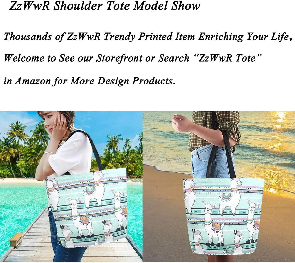 Vintage Skull Tattoo Pattern Large Canvas Gym Beach Travel Reusable Grocery Shopping Tote Bag
