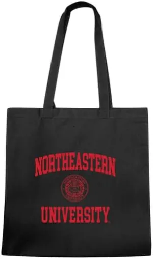 W Republic 1102-226-BLK 15.5 x 14.5 x 7 in. Northeastern University Huskies Institutional Seal Tote Bags, Black