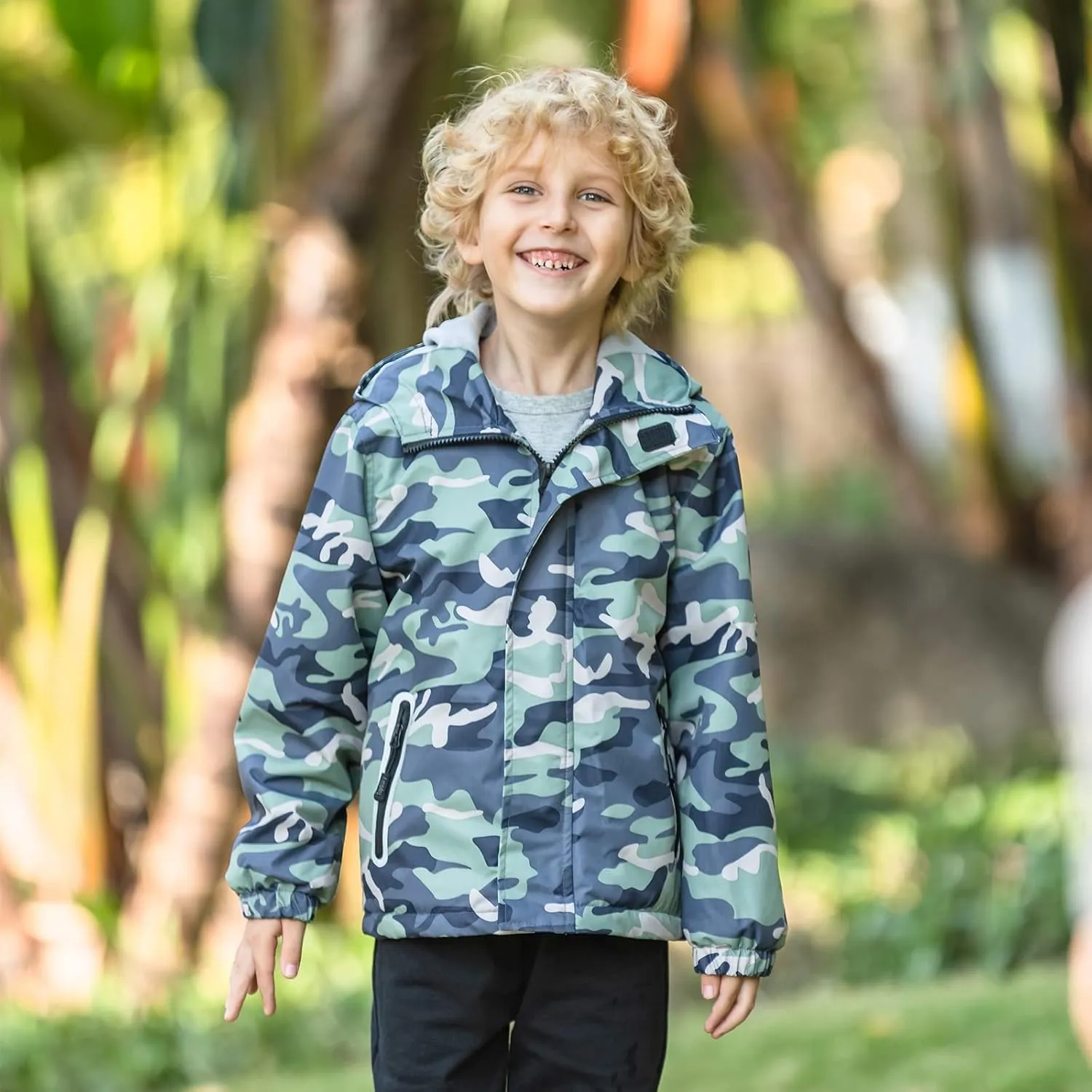 Waterproof Kids Rain Jackets With Hood,Lightweight Toddler Raincoat For Boys Girls，Kids Clothes Windbreaker Jacket