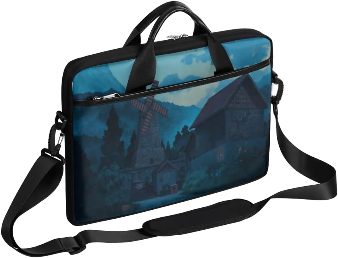 White Town Laptop Bag for Men Women 13-15 Inch Case Bags Sleeve Shoulder with Anti Slip Removable The Pad Straps