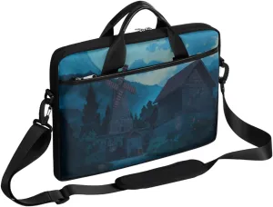 White Town Laptop Bag for Men Women 13-15 Inch Case Bags Sleeve Shoulder with Anti Slip Removable The Pad Straps