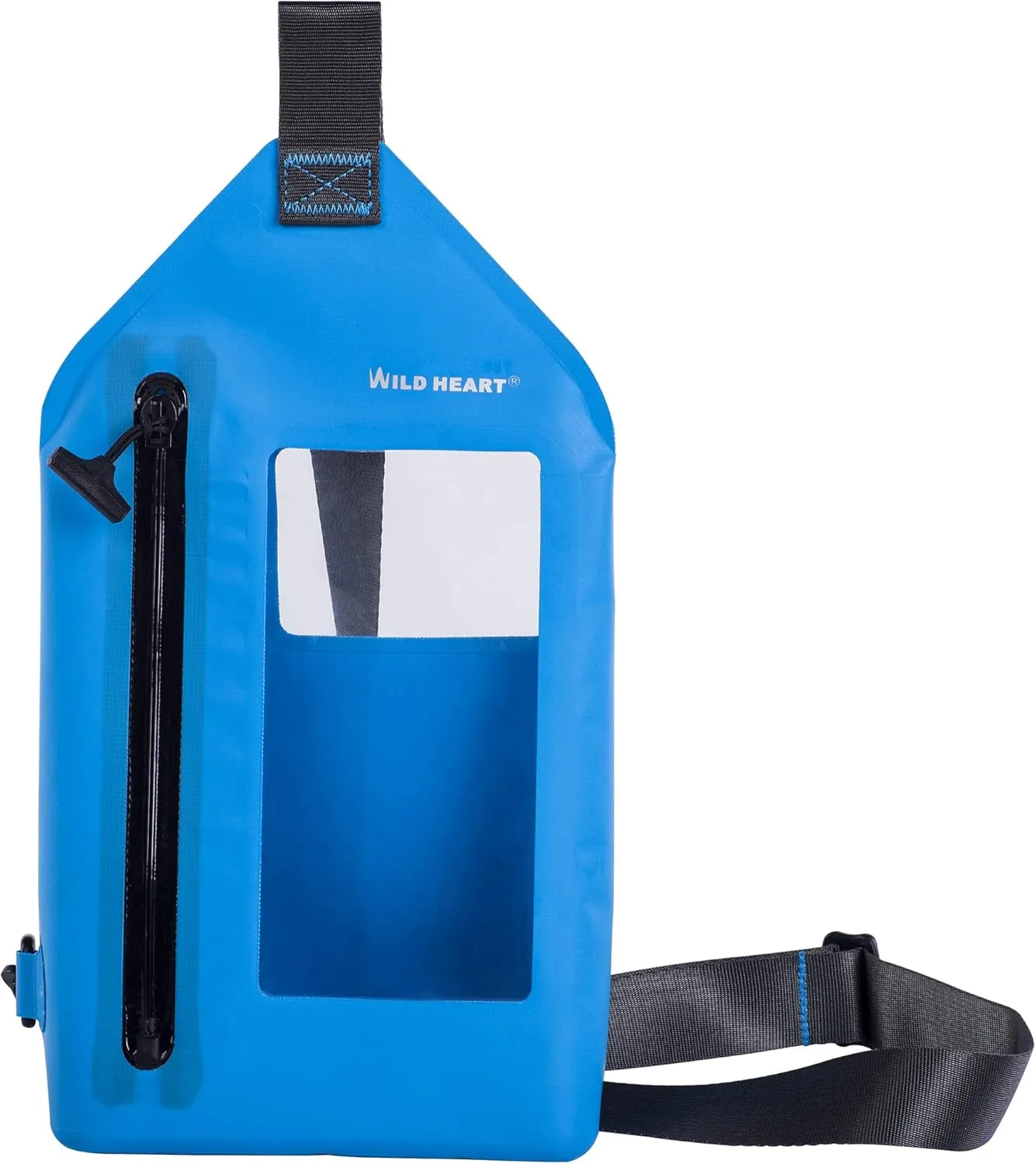 WILD HEART Waterproof Chest Sling Bag Pouch Fashion Diving Swimming Pool Beach Underwater Pouch Case Fully Waterproof Sea Fishing Diving Large Capacity Lightweight Bag