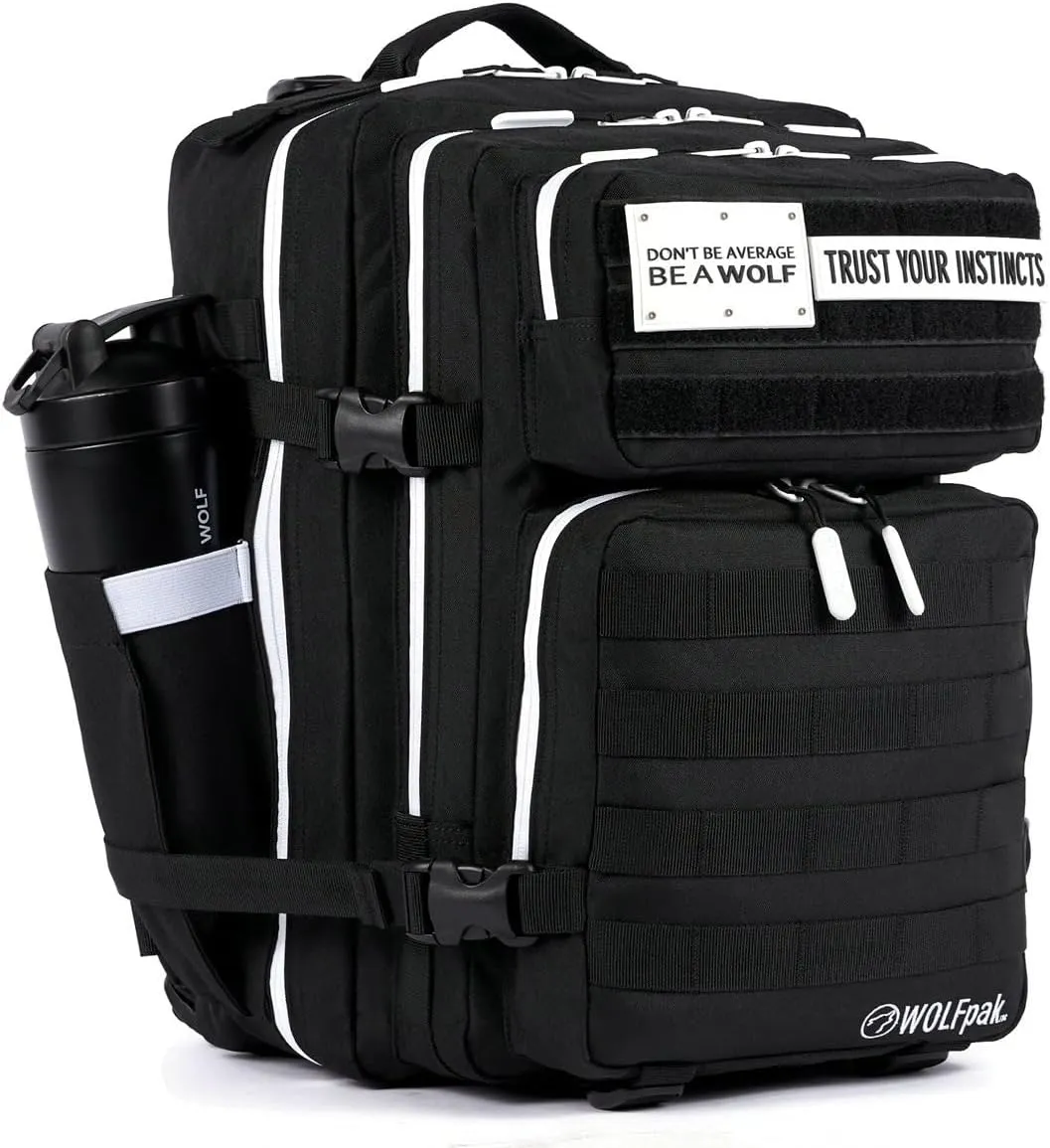 WOLFpak 35L Backpack (Alpha Black White Accents)