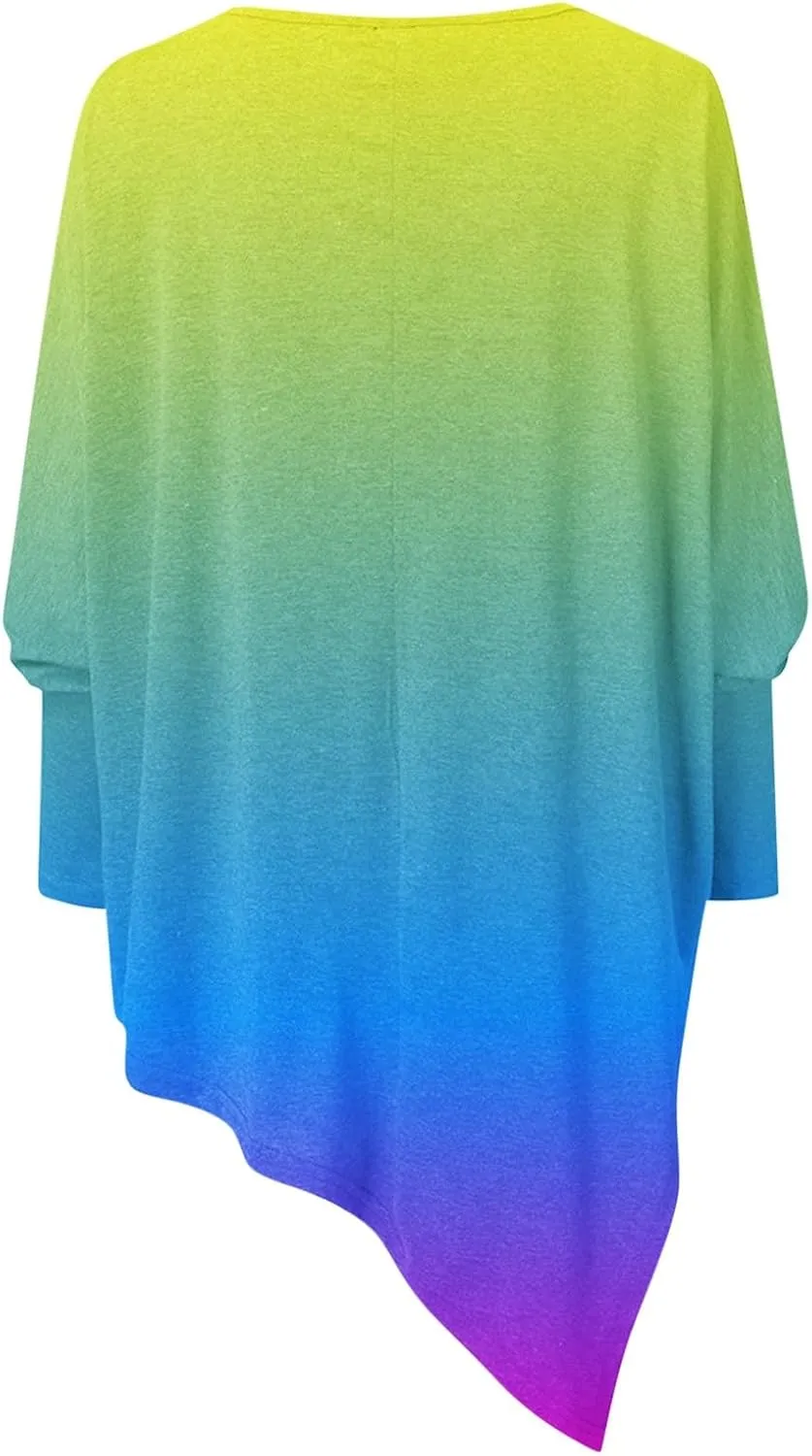 Women Cotton Linen Tshirt Tops, Trendy Plus Size Casual Blouse High Low Round Neck Tunic Tees Long Sleeves Blouses