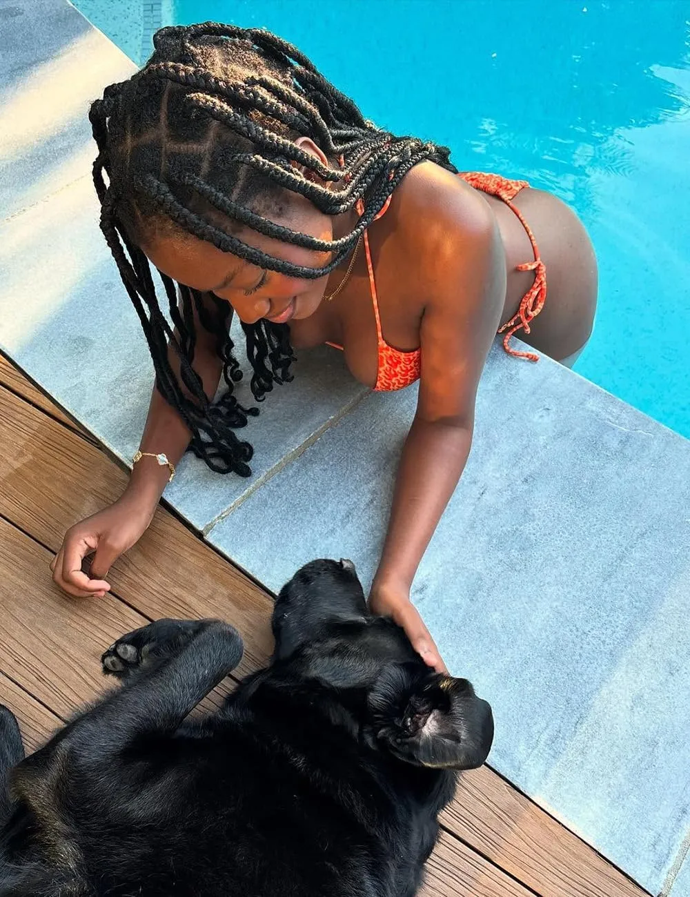 Women Halter String Bikini Flame Printed Two Piece Swimsuit Triangle Sets Spaghetti Strap Tie Swimwear