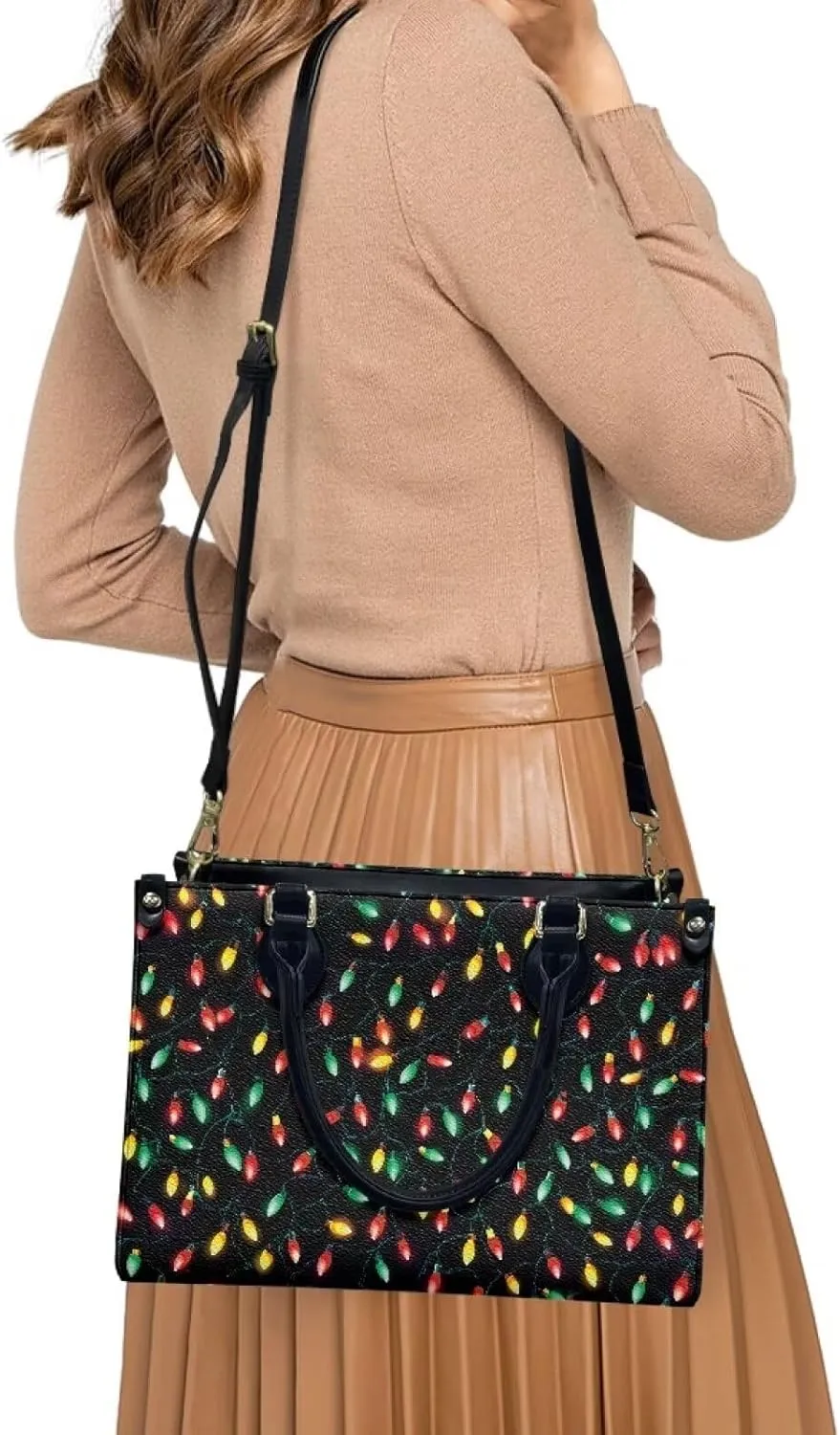 Women Purses and Handbag Top Handle Bags Vegan Leather Shoulder Tote Bags Satchel Purses for Travel Work Shopping