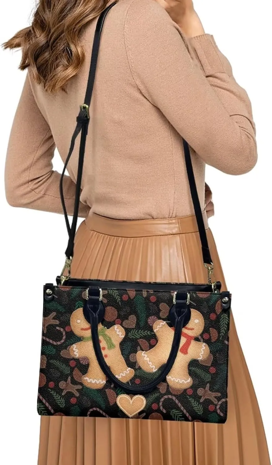 Women Purses and Handbag Top Handle Bags Vegan Leather Shoulder Tote Bags Satchel Purses for Travel Work Shopping