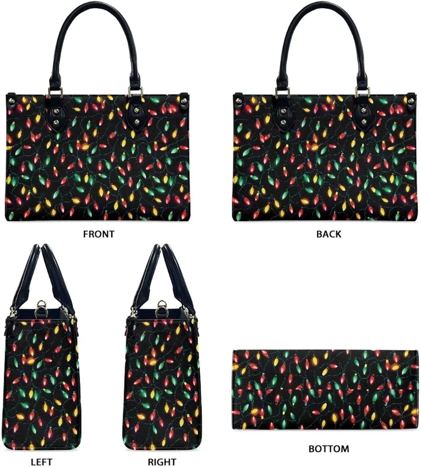 Women Purses and Handbag Top Handle Bags Vegan Leather Shoulder Tote Bags Satchel Purses for Travel Work Shopping