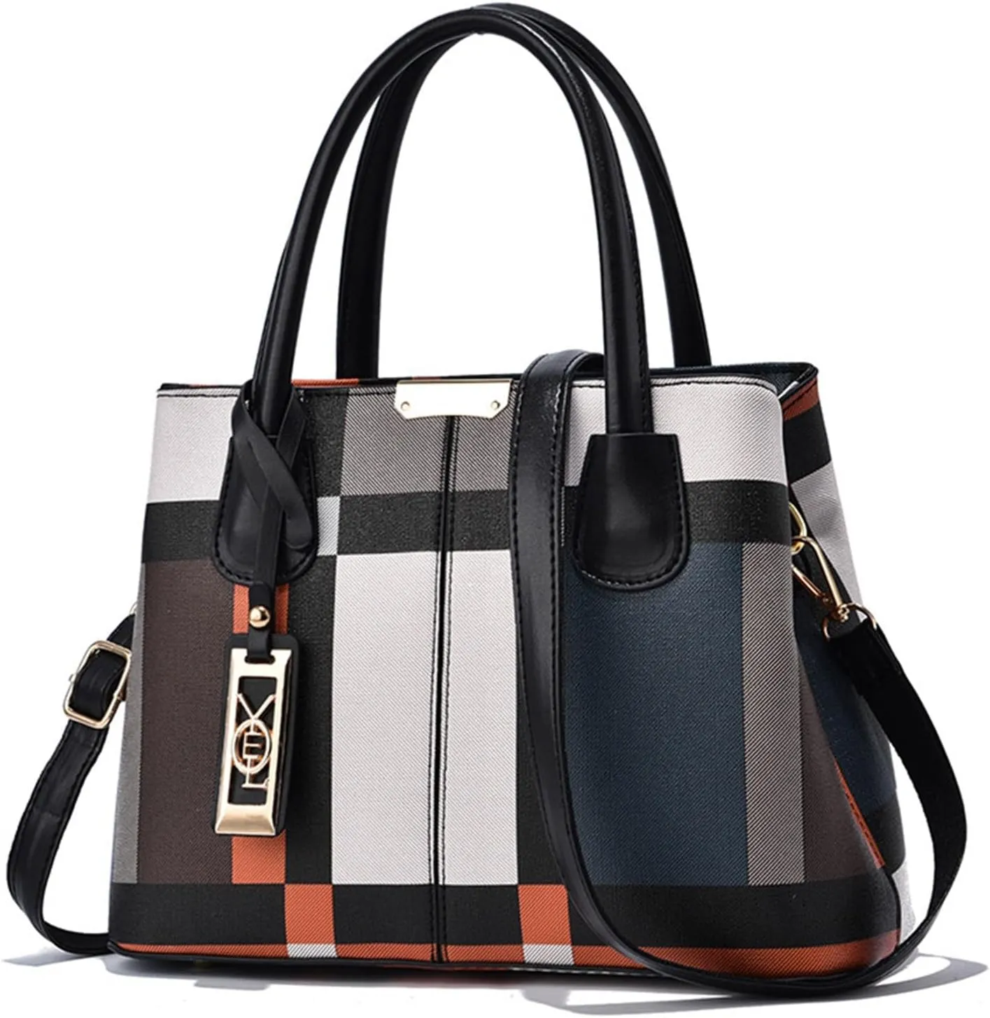 Women's Bag Large Capacity European And Casual Shoulder Bag Crossbody Bag Bag for Women (Black, One Size)