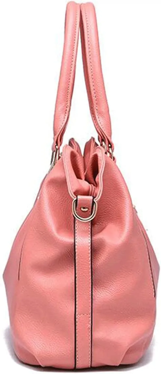 Women's Handbags Luxury Handbags Women Shoulder Bag Casual Large Tote Bags Hobo Soft Leather Ladies' Crossbody Messenger Bag(Black)